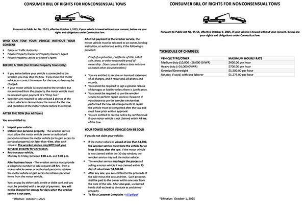 Consumer Bill of Rights | Farmington Motor Sports Inc.